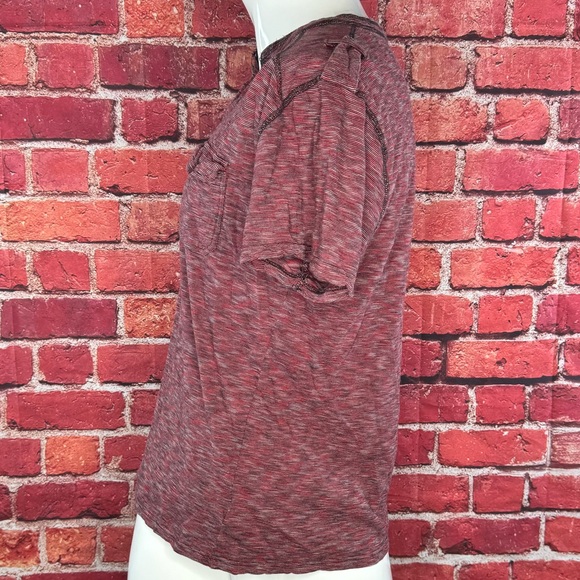 1775 Men’s Short Sleeve Button Notch Neck T-Shirt - Size : XL - Picture 5 of 9